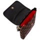 Sprayground Peeking Character Check Messenger Sling Καφέ